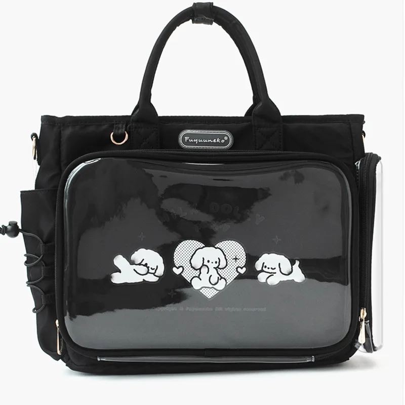 Pływający haczyk do naprawy kota o dużej pojemności nylonowa torba na ból dla psa A4 przezroczysta podwójna torba na ramię Crossbody PVC