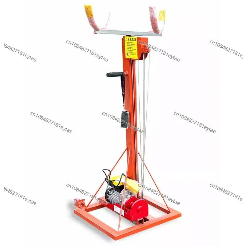 3.7M/4.9M Rolling Shutter Door Electric Lift, 220V Small Mobile Pipe Lifting Device, Portable Roller Door Opener