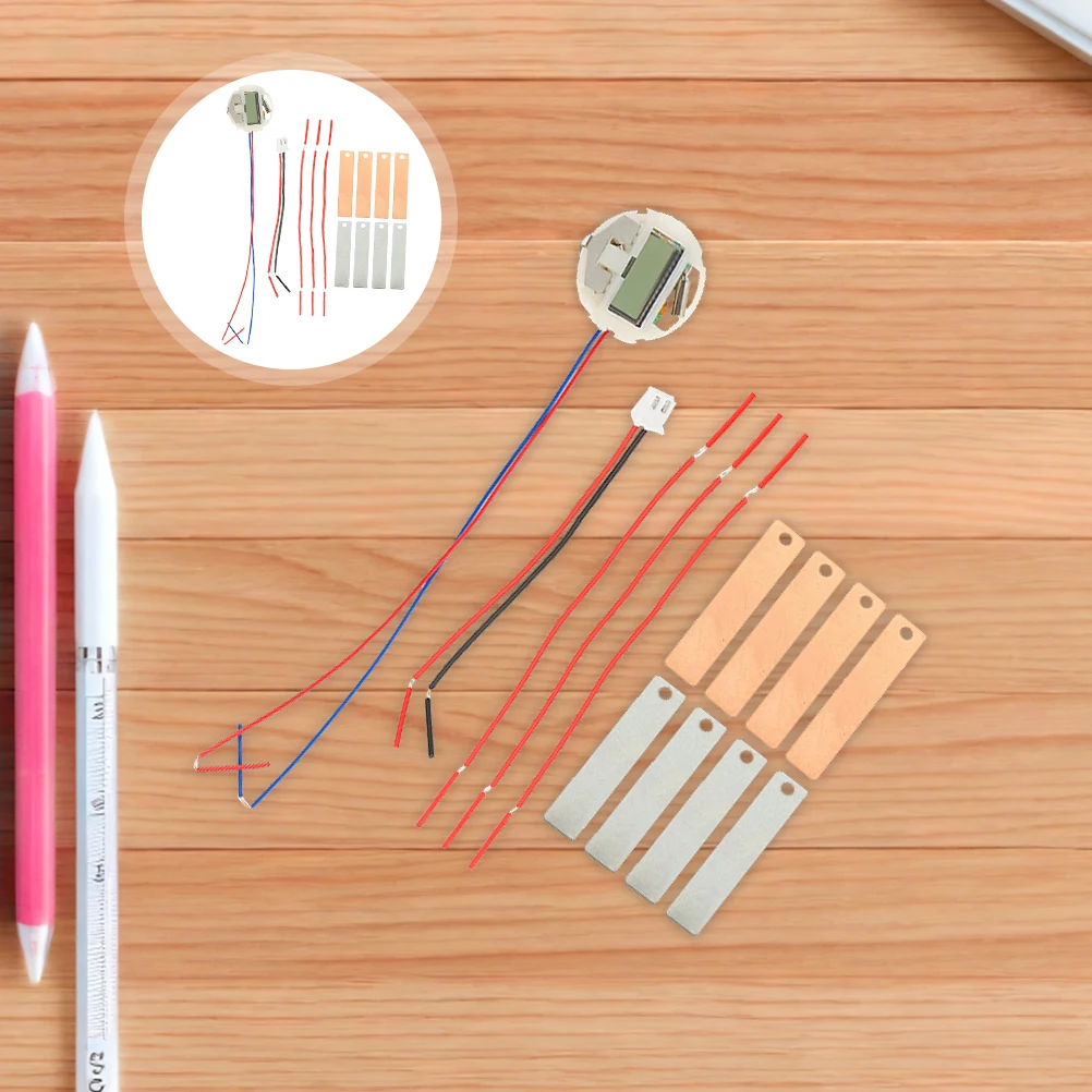 

2Sets Educational Fruit Making Kit Safe Metal Material Science Experiment Supply for Student DIY Potato Clock Project At