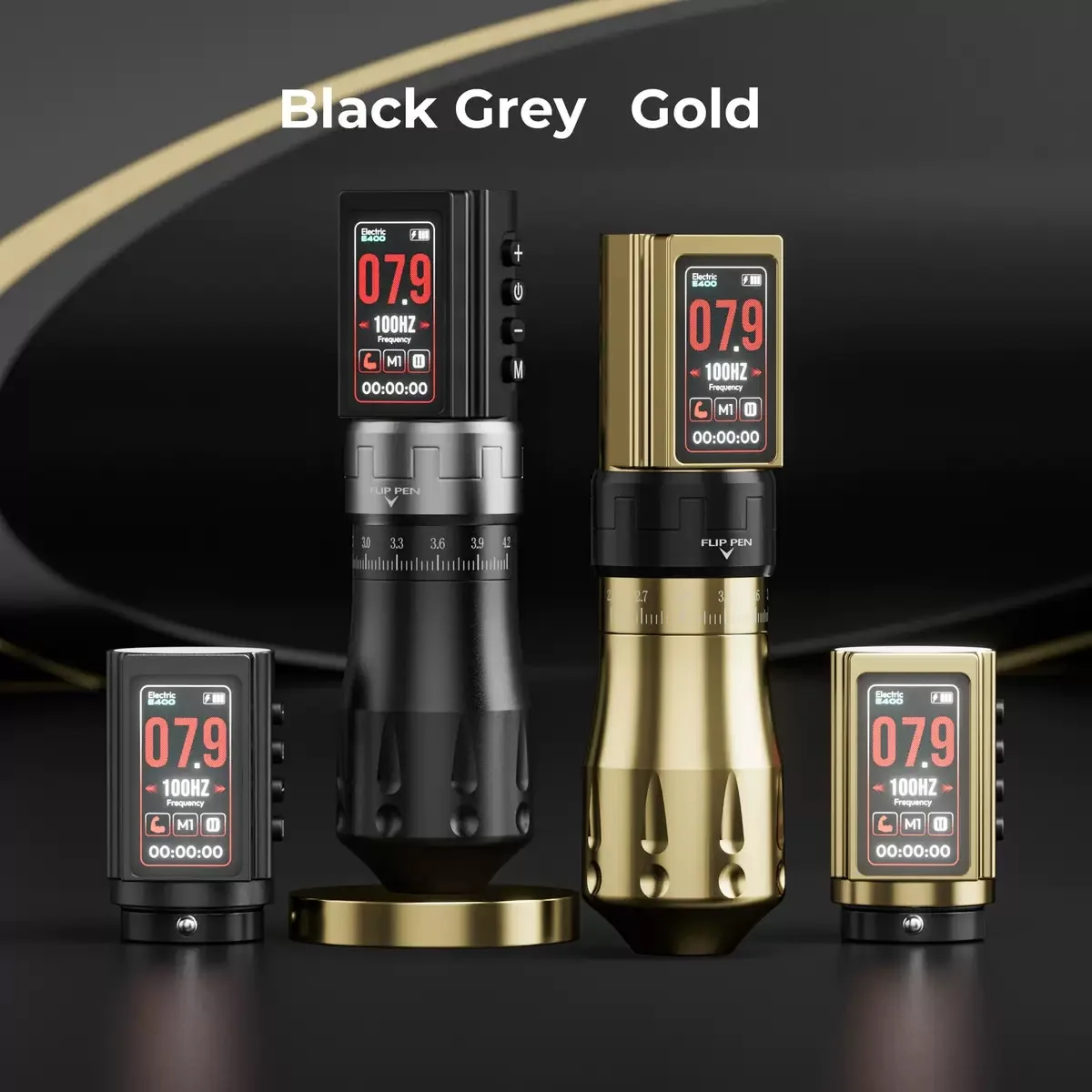 

CNC E400 Adjustable Wireless Tattoo Machine Pen 2.4-4.2mm Coreless Motor For Dotwork Tattoo Makeup Microplasty Pen For Tattoo