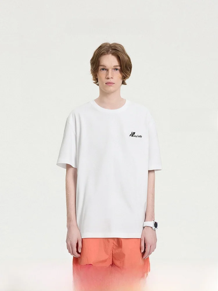 

Футболка Noisy Teddy ex round Ne ort Sve T-irt, летняя, новая, модная, с буквенным принтом, уличный стиль, хлопок/полиэстер