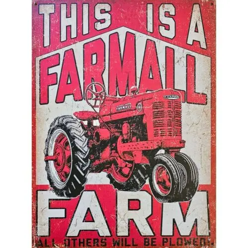 NEW!! 16x12 FARMALL Rustic Metal Sign