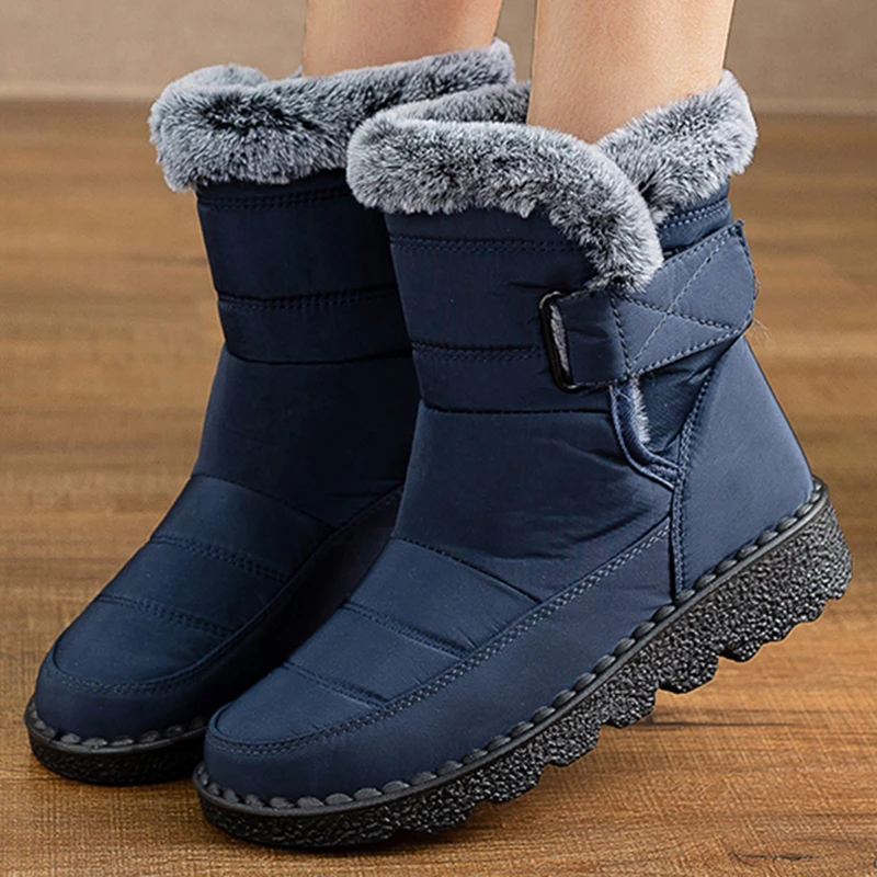 Snow Boots Women New Shoes Woman Waterproof Women Shoes Keep Warm Boots For Women Plush Fashion Botas Mujer Winter Boots