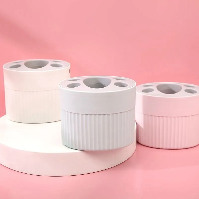 

Detachable Multi Grid Toothbrush Paste Storage Box, Toilet Cosmetics Desktop Storage Box, Multi functional Bathroom Storage Rack