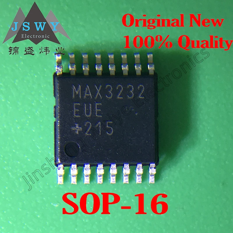 

(5/20pcs) MAX3232EUE TSSOP-16 MAX3232/RS-232 Interface Transceiver Chip/New & Original Electronics
