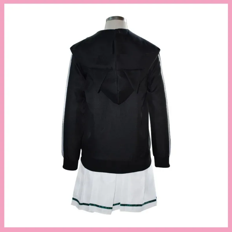 لعبة الأزرق الأرشيف الرسوم المتحركة كيوياما كازوسا تأثيري حلي شعر مستعار هوديس معطف بحار دعوى تنورة امرأة Kawaii هالوين مجموعة olp