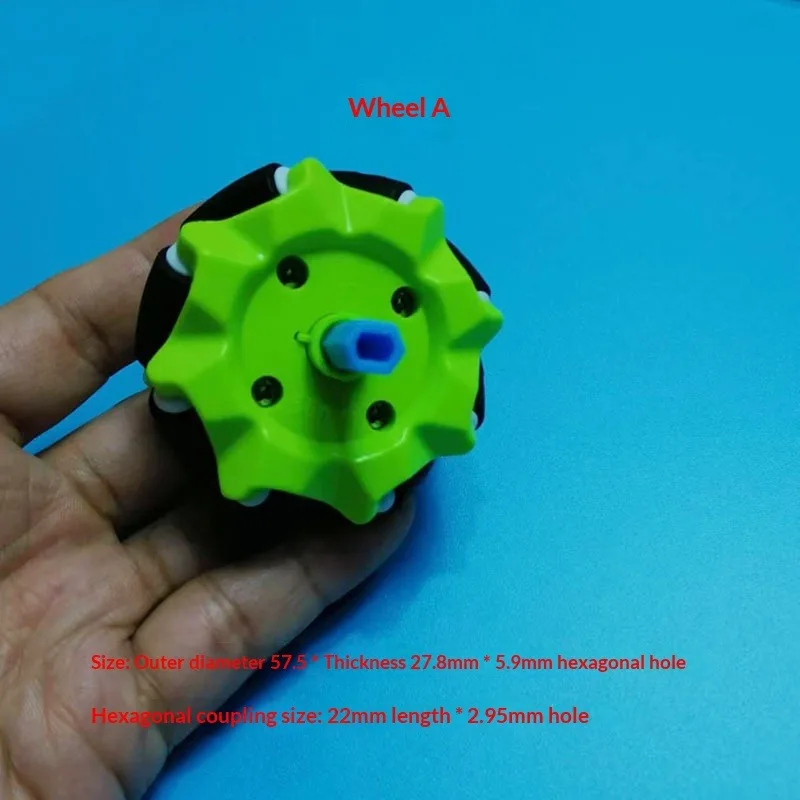 Mecanum Wheel Robot Car Kit TT Motor DIY Educational Vehicle for STEM Teaching Lab Experiments Complete with Matching Screws set