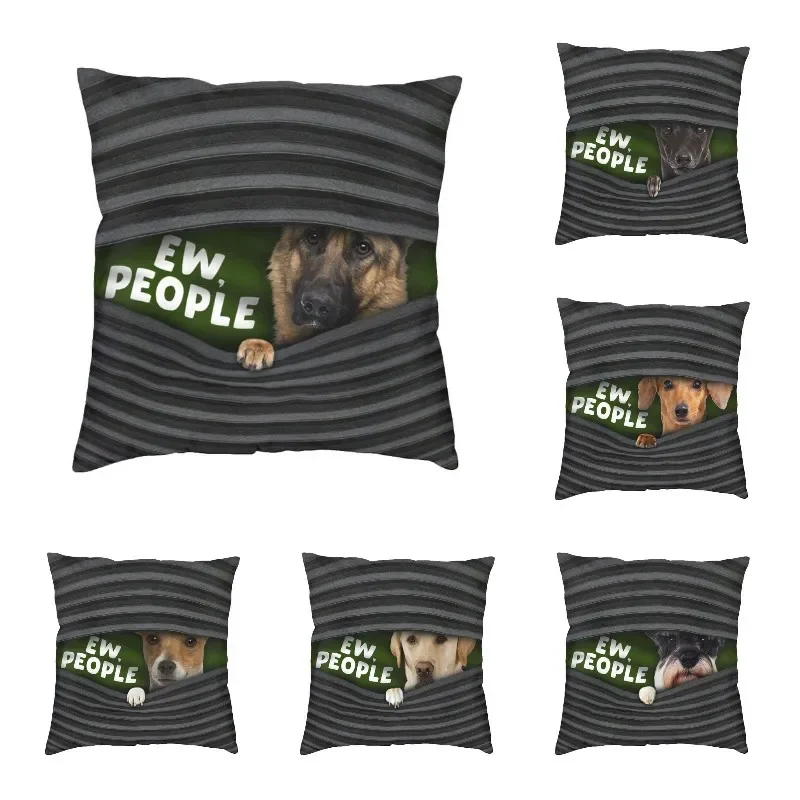 Cool Pillowcases for Bedroom Living Room Home Decor Funny German Shepherd Cushion Covers Printed