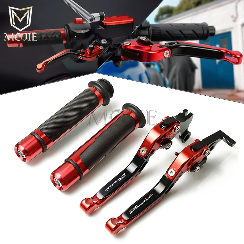 

Motorcycle CNC Adjustable Folding Brake Clutch Levers Handlebar Hand Grips For Suzuki GSF600S GSF 600S GS 600 S BANDIT 1996-2003