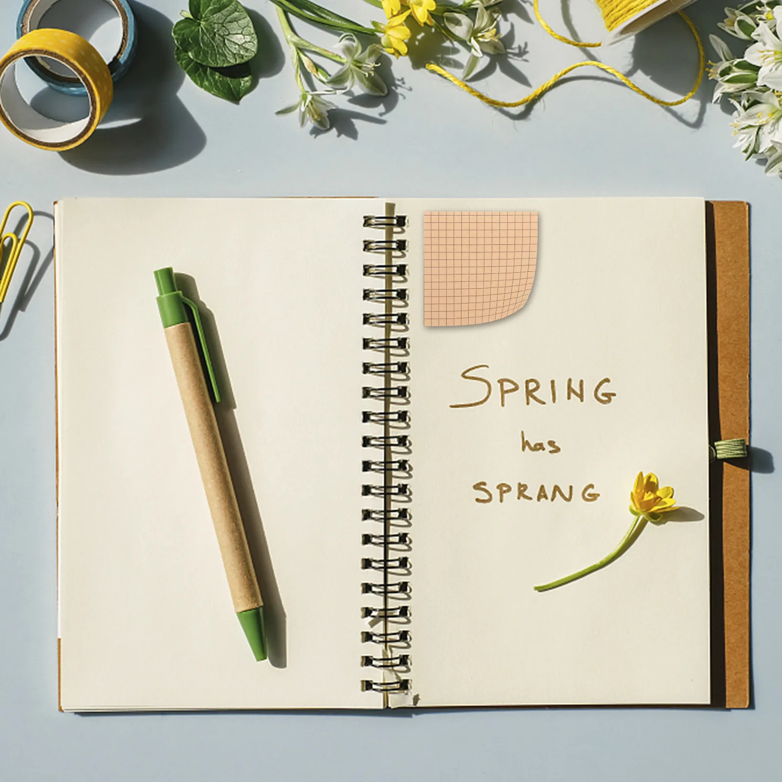 

Grid Memo Pads Strong Self-Adhesive Compact Design Ideal for Office School Home to-Do Lists Scheduling Note Sticker