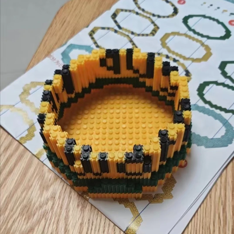 Micro mattoncini da calcio creativi: set di costruzione compatibile per gli amanti, arredamento da scrivania unico e giocattolo antistress per gli appassionati di calcio