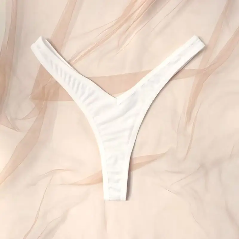 المرأة الساتان ثونغ منخفضة الخصر G-سلاسل سيور Y Tyoe مثير T-السراويل الساخن سلس ملخصات الإناث السروال #2