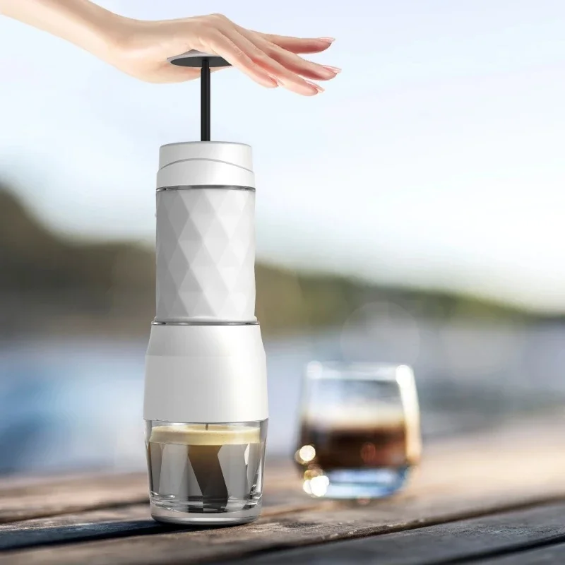 Portable Coffee Maker Espresso Machine Hand Press Capsule Ground Coffee Brewer Portable for Travel and Picnic 2025 Newest Hot