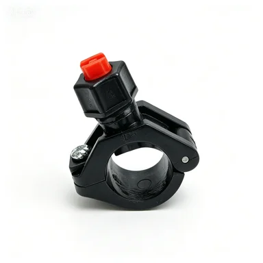 110 Degree Fan Spray Nozzle, Plastic Quick Release Type with Buckle Pipe Clamp for Farm Irrigation