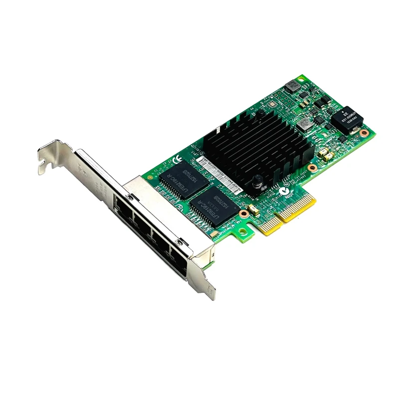 I350-T4 4xGbE adapter 4-port PCI-E network LAN interface card, suitable for wired connection within server system X
