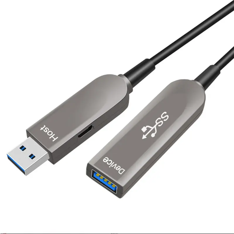 AA08-USB 3.0 Fiber Optic Cable 10Gbps AOC USB3.0 Extension Cable For HDD Encl Digital Camera Keyboard
