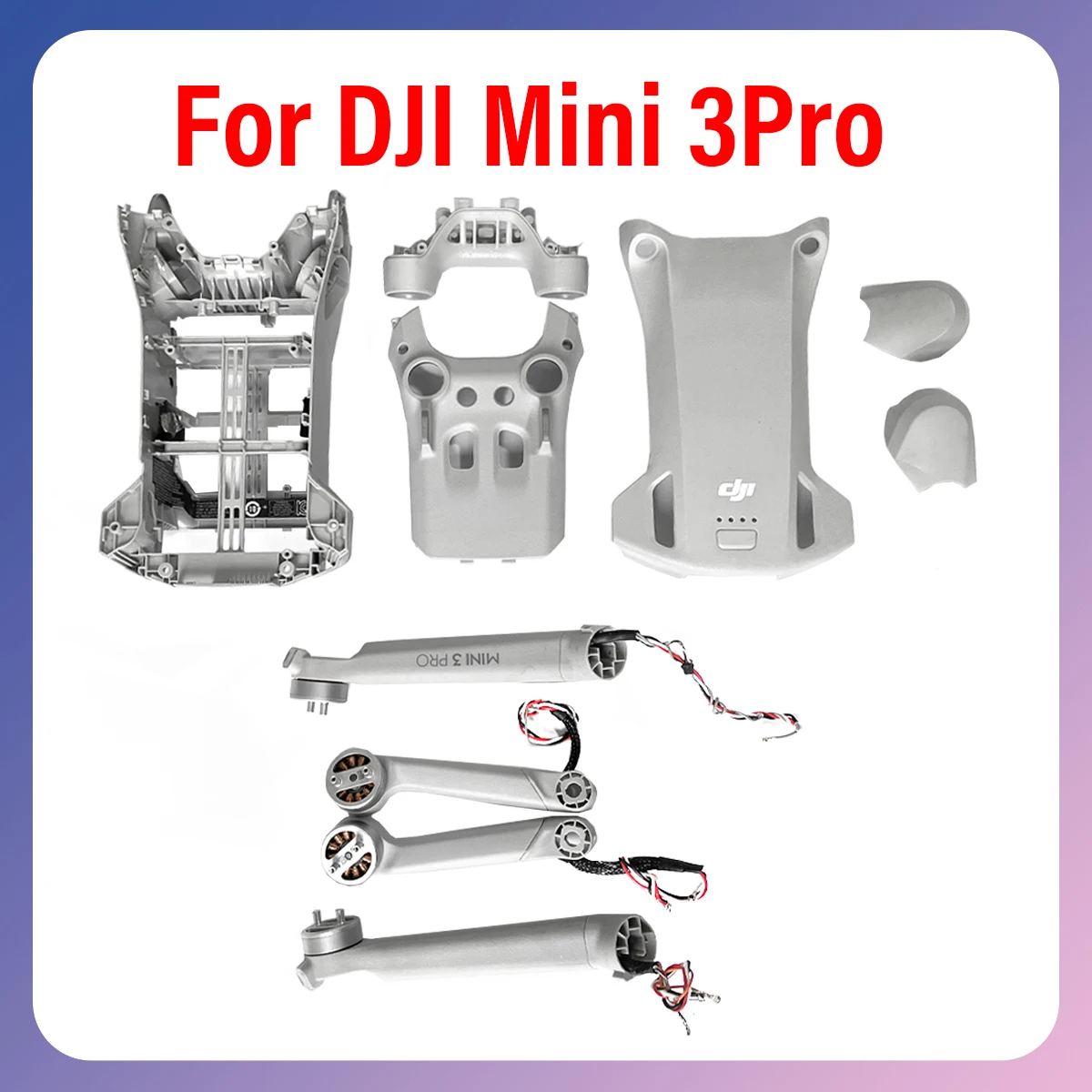 

Original Mini3pro drone upper middle lower shell front rear left right power arm suitable for DJI aircraft maintenance parts