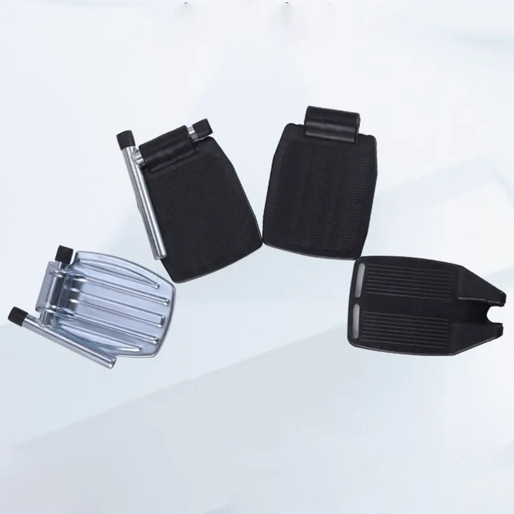 زوج واحد من دواسة مسند القدمين للكرسي المتحرك غير القابلة للانزلاق مع أنبوب الساق والكرسي المتحرك ولوحة القدم للكرسي المتحرك