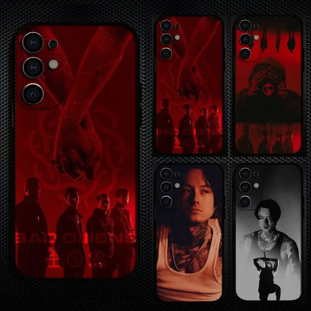 

B-Bad O-Omens N-Noah Phone Case For Samsung S25,S24,S21,S22,S23,S30,Ultra,S20,Plus,Fe,Lite,Note,10,9,5G Black Cover