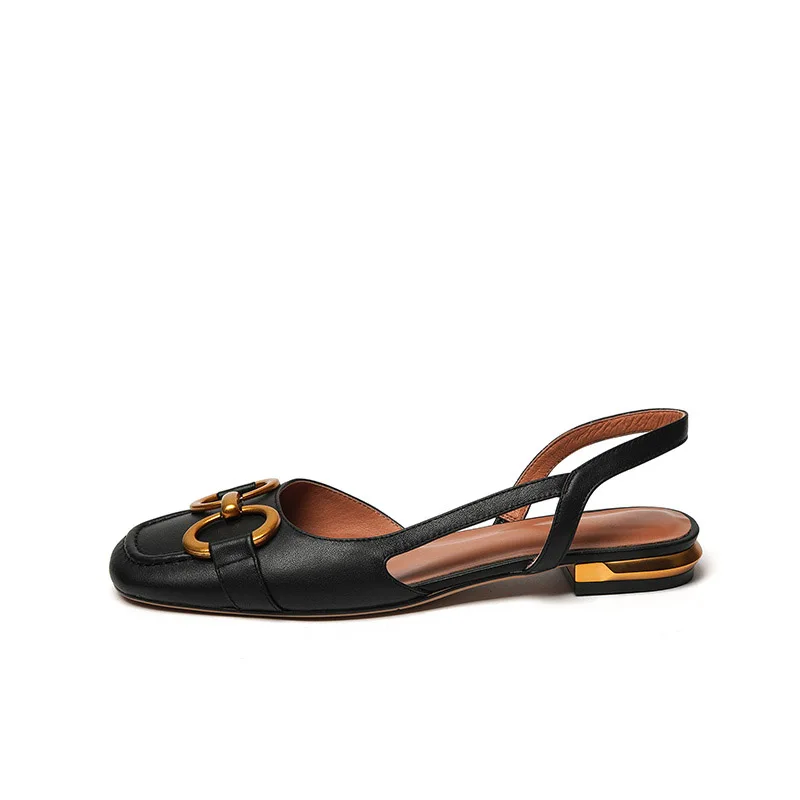 

Phoentin/женские элегантные сандалии на плоской подошве с круглым носком, летние туфли из натуральной кожи, абрикосовые, бежевые, черные вечерние сандалии FT5199