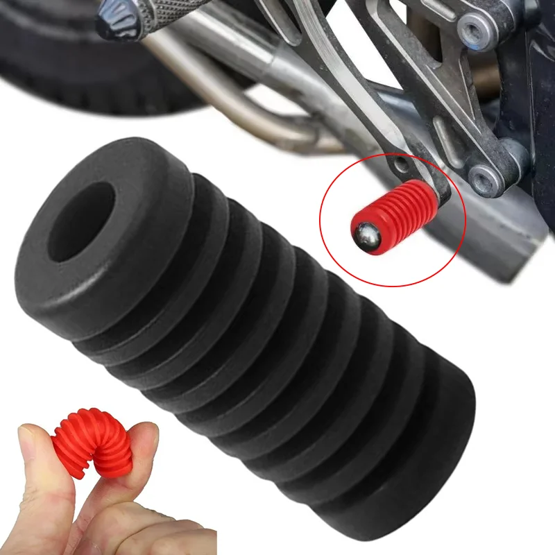 2Pcs Motorcycle Rubber Shift Lever Gear Cover Shifter Lever Foot Pad Protector Motorbike Parts Lever Protection Moto Accessories