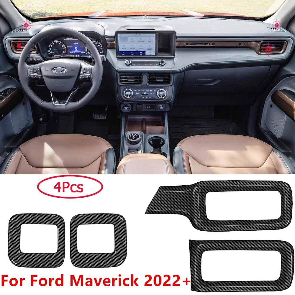 

Крышка из углеродного волокна для вентиляционного отверстия приборной панели FORD Maverick 2022 +