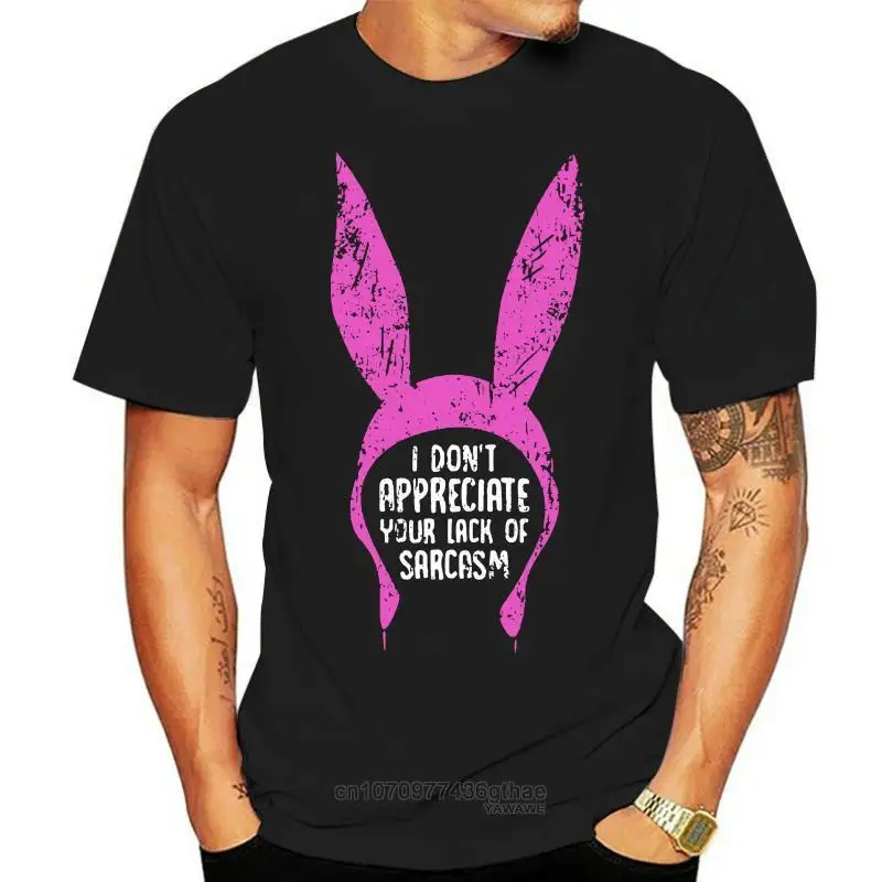 

Men Clothing T-shirts O-neck Loose Print Lack of Sarcasm T-Shirt Bob Linda Tina Ruth Bob Gene Louise Belcher Burgers Streetwear