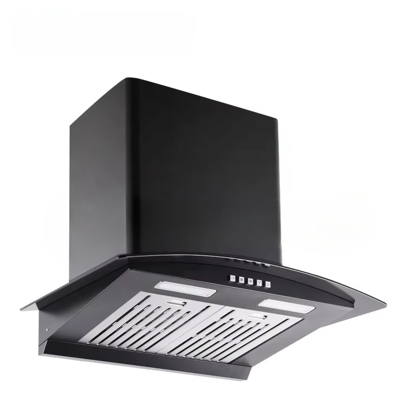 Professional Factory 600mm 3 Speed Range Hoods Kitchen Chimney Household Kitchen Hood Campana Extractor Hood