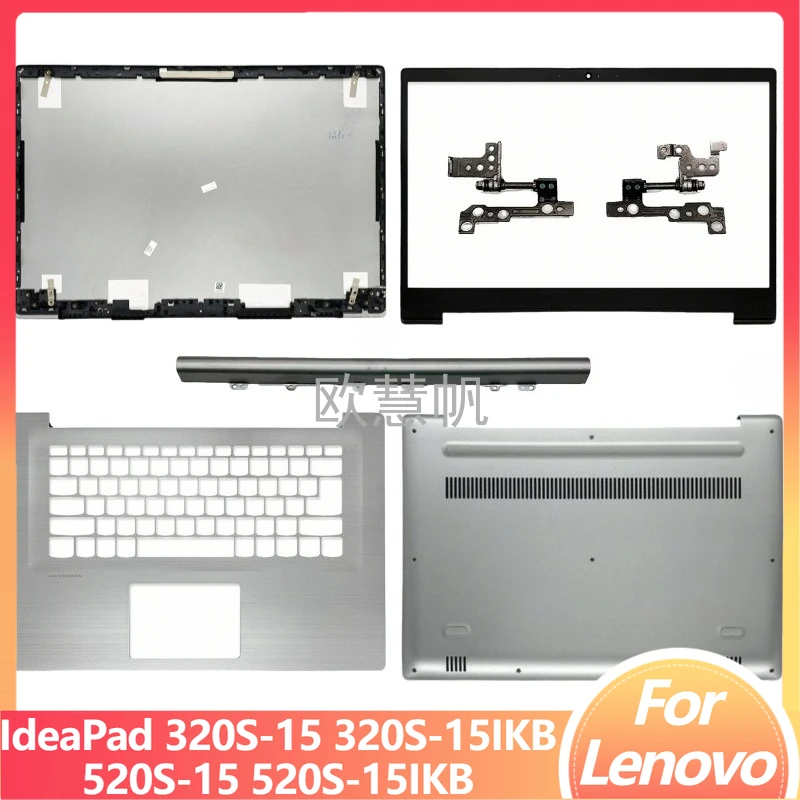 

M New for Lenovo IdeaPad 320S-15 320S-15IKB 520S-15 520S-15IKB Laptop LCD Back Cover/Front Bezel/Palmrest/Bottom Case/Hinges