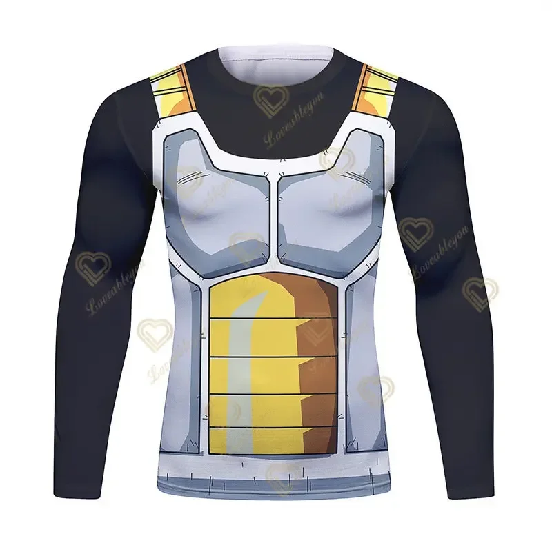 Rash Guard Dragon Ball Z T-shirt Men Boxing Jerseys Rashguard T Shirts Running Sports Compression Shirts Fitness Tops