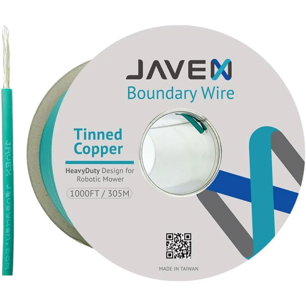 Robotic Mower Boundary Wire Cable- Tinned Copper, Heavy Duty Universal for Gardena, Husqvarvna, Worx & Other Lawn Auto