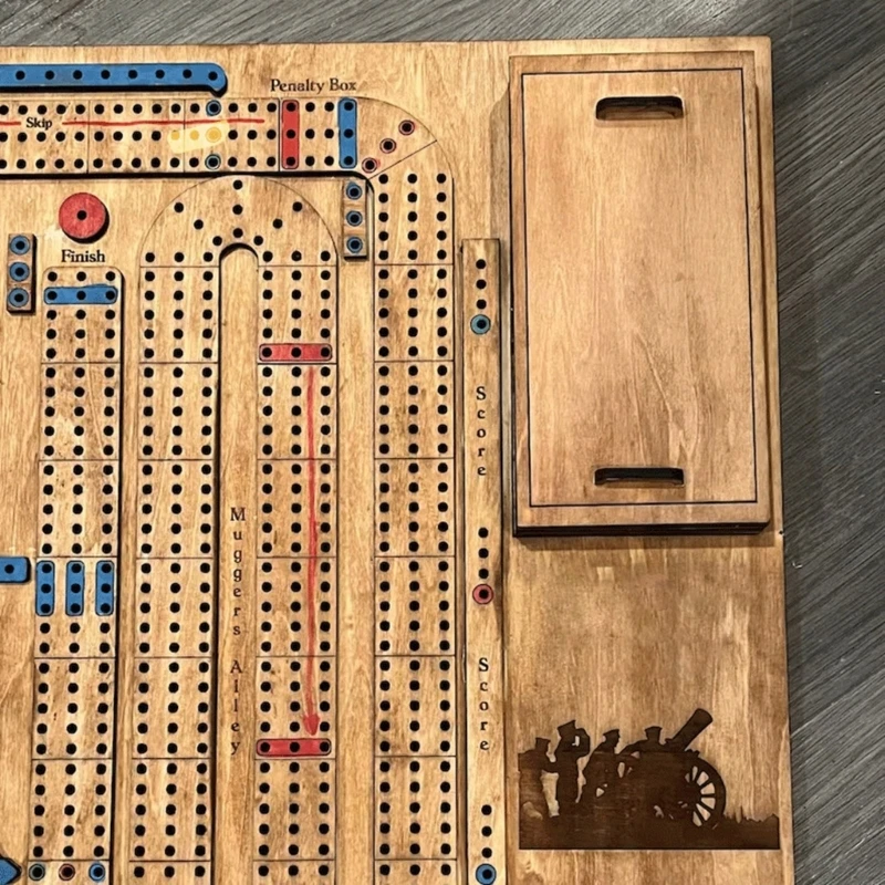 2024 Cribbage Wars Historical Strategic Board Game for Party Gatherings