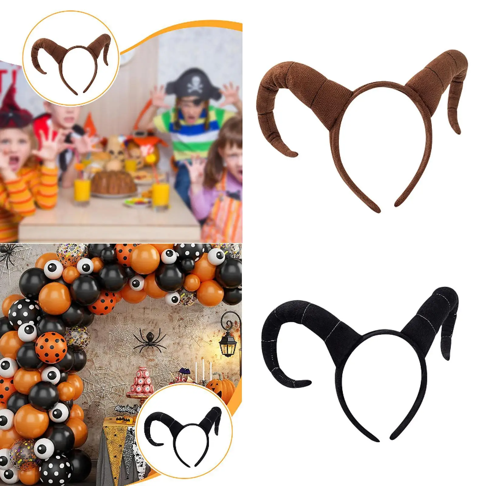 

Antelope Headband Lightweight Headwear for Birthday Theme Party Festival