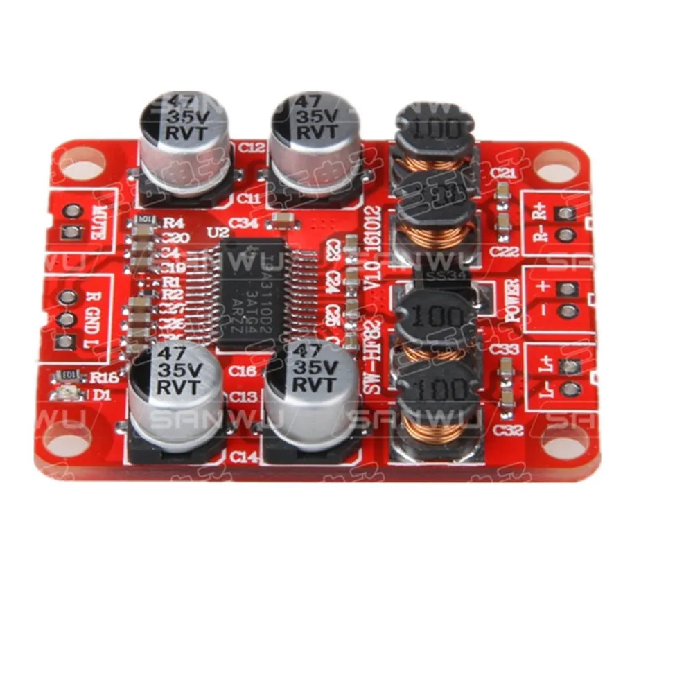 DC12V TPA3110 Digital Power Amplifier Module 2x15W Dual Channel Stereo DIY Speaker Amplifier Electronics Design