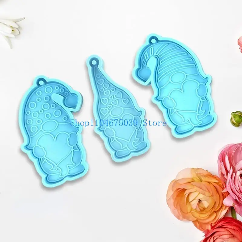 5ASD Dwarfs عيد الحب راتنج مفتاح الراتنج القالب السيليكون قالب راتنج الراتنج