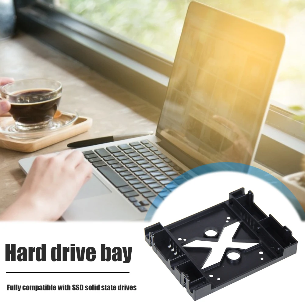 

2.5 inch SSD HDD to 3.5 inch Mounting Fan Adapter Bracket Dock Hard Drive Holder