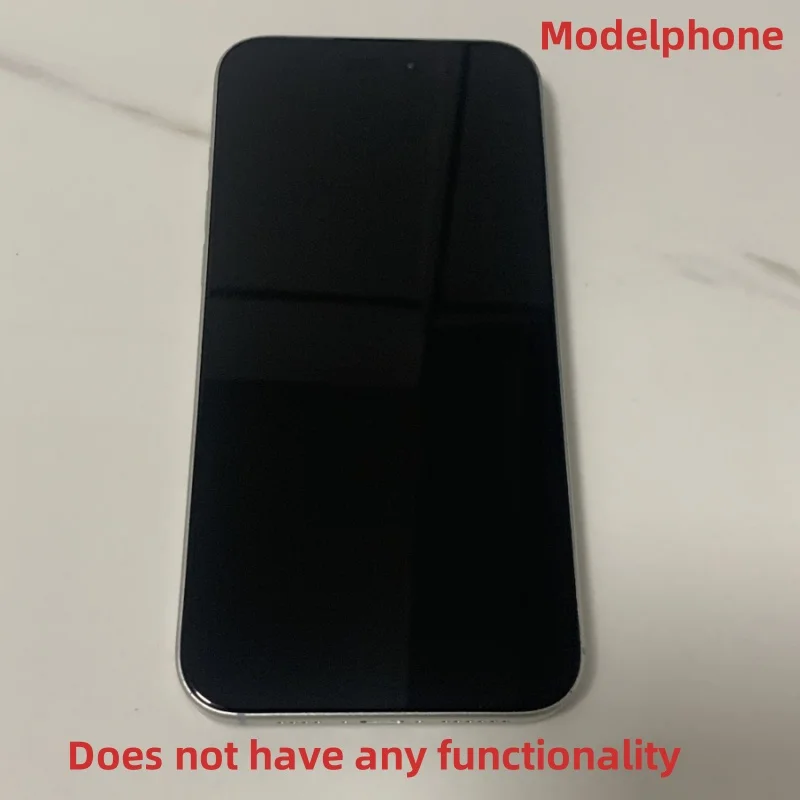 Not Working 1:1 Fake Metal Phone Display Model Phone Dummy for CASE Display Toy For 16pro Max 16 Plus Model Cell Phone