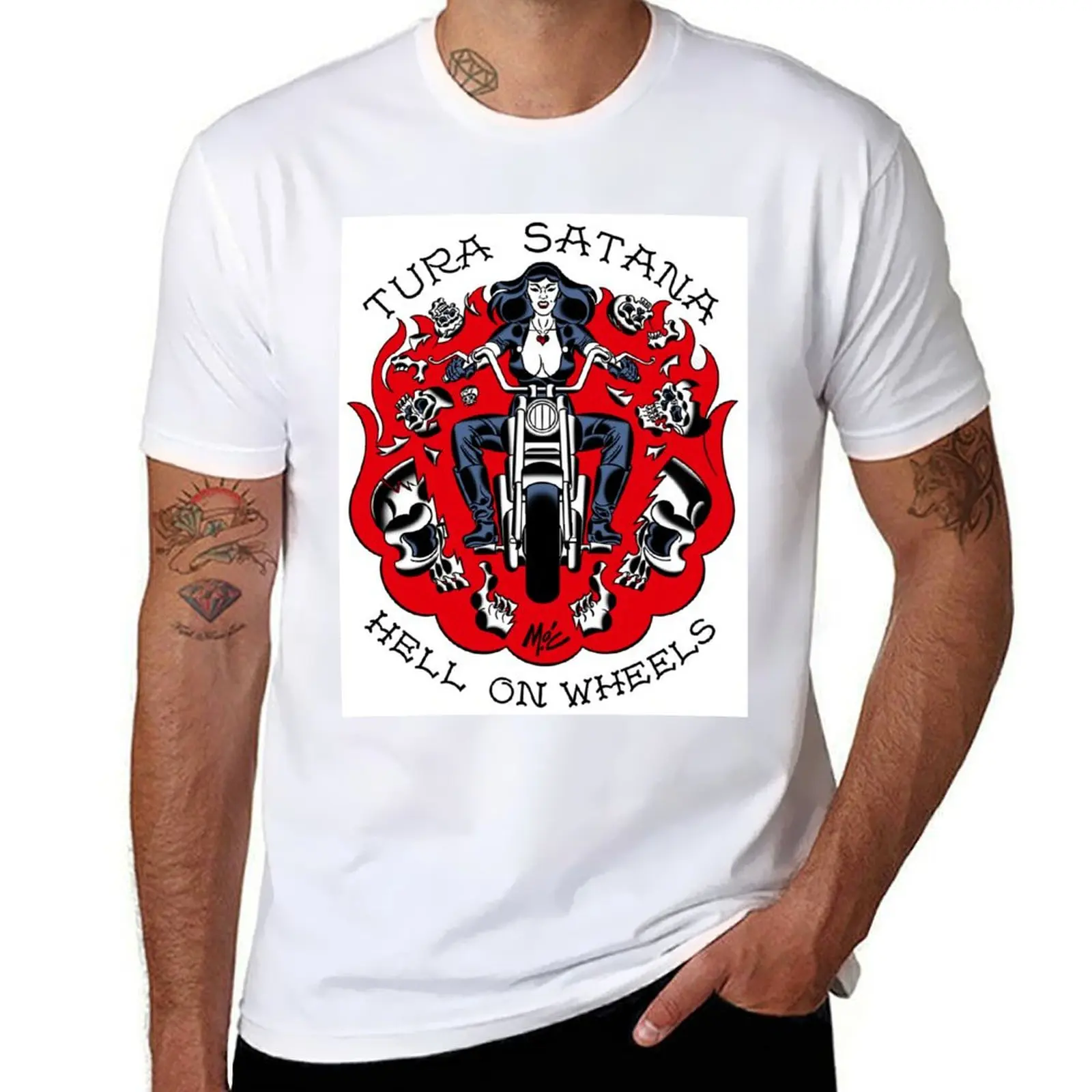 

Tura Satana Hell On Wheels T-Shirt funny t shirts dark humor anime t shirts oversize T-Shirt
