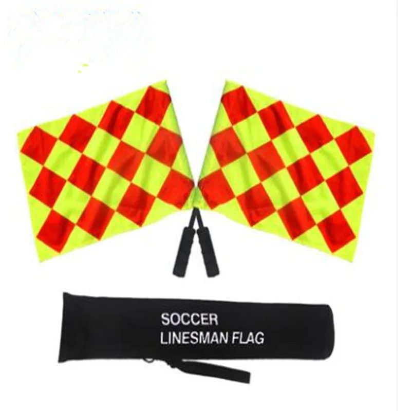 

Tour Edge Linesman Flags Soccer Referee Football Equipment Accessories Sports and Entertainment Training, 2 PCs/Pack