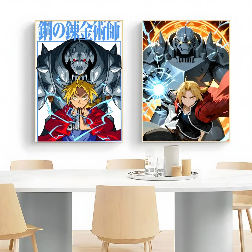 anime fantasy F-Fullmetal Alchemist Poster Wall Art Print Decorative Mural Home Decor Gift Unframed