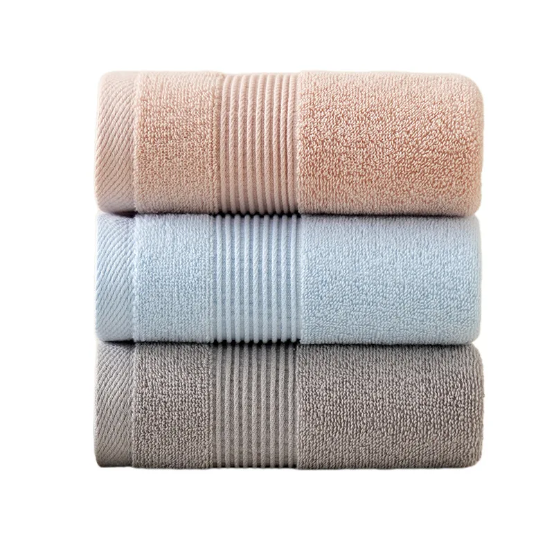 Luxurious Cotton Towel Set - Ultra Soft & Highly Absorbent 34x74cm Bath Hand Towels & Washcloths for Home Daily Use - 1/4/6pcs