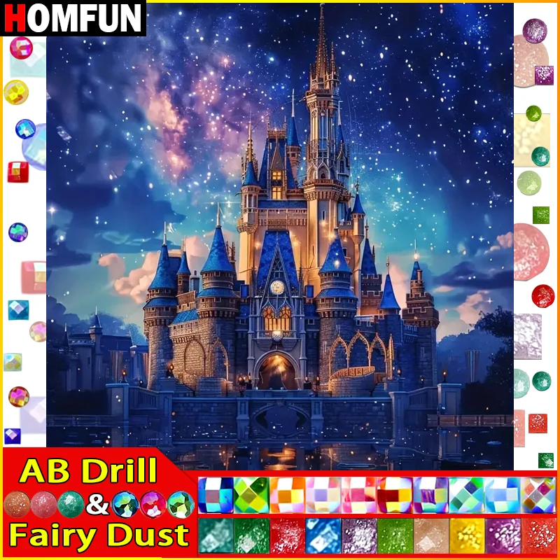 HOMFUN Fairy Dust AB Diamond Painting 