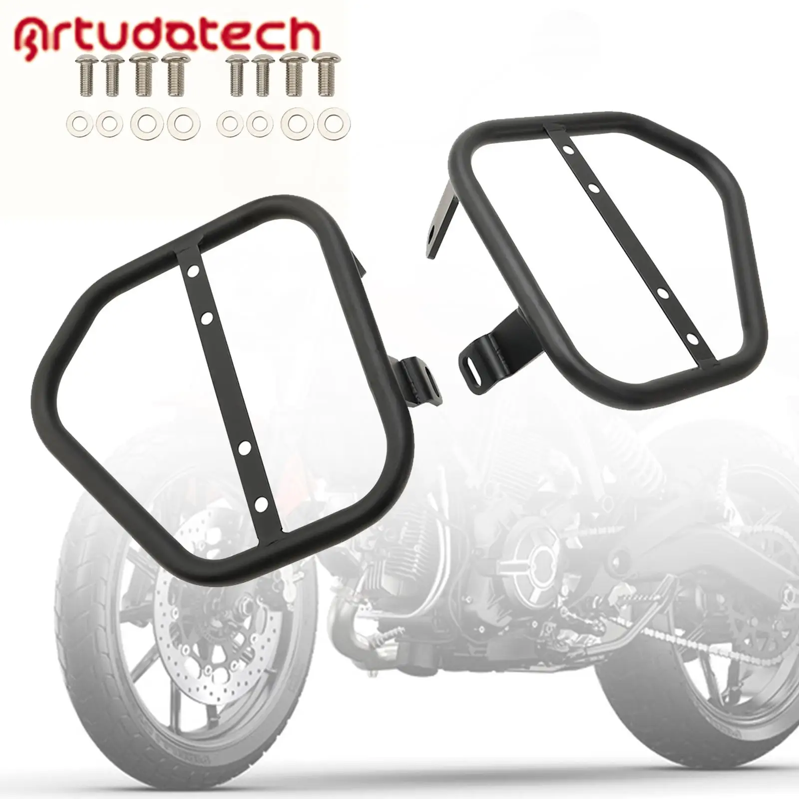 

Luggage Rack Side Saddle Bag Mount Bracket for Scrambler 400 800 2015-2023 Right