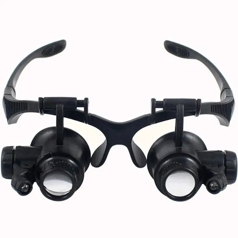 Headwear high magnifying glass binocular watch repair inspection jewelry jade appraisal industrial binocular microscope