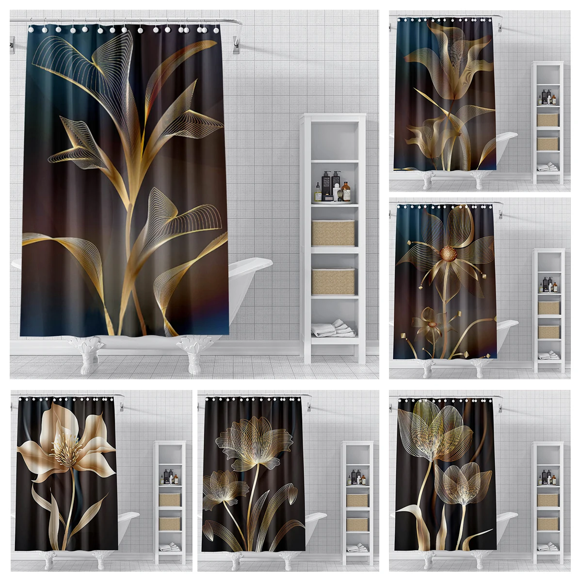 home shower curtains for bathroom waterproof fabric Modern Nordic style bathroom Curtains modern shower curtain 180x200 240x200