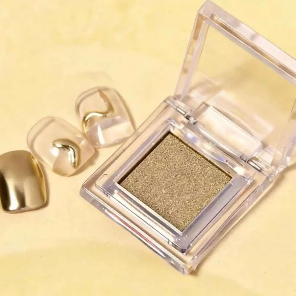 1 Box Gold Mirror Nail Powder Set High Shine Metallic Chrome Nail Pigment with Sponge Tool for 3D French Nail Art & DIY Manicure