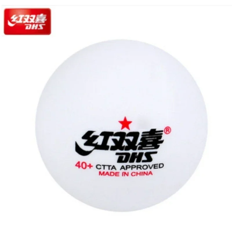 DHS CF40C Table Tennis Balls 1 Star 40mm+ New Material Ping Ping Ball with Seam 10pcs White Pingpong Ball CTTA  Approved