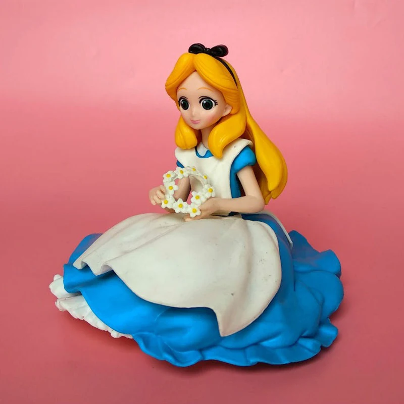 Alice Elsa Figura Brinquedos, Enfeites de Boneca Sereia, Branca de Neve, Home Desktop Decoration, Bolo Decoration, Criança, Presente Adulto