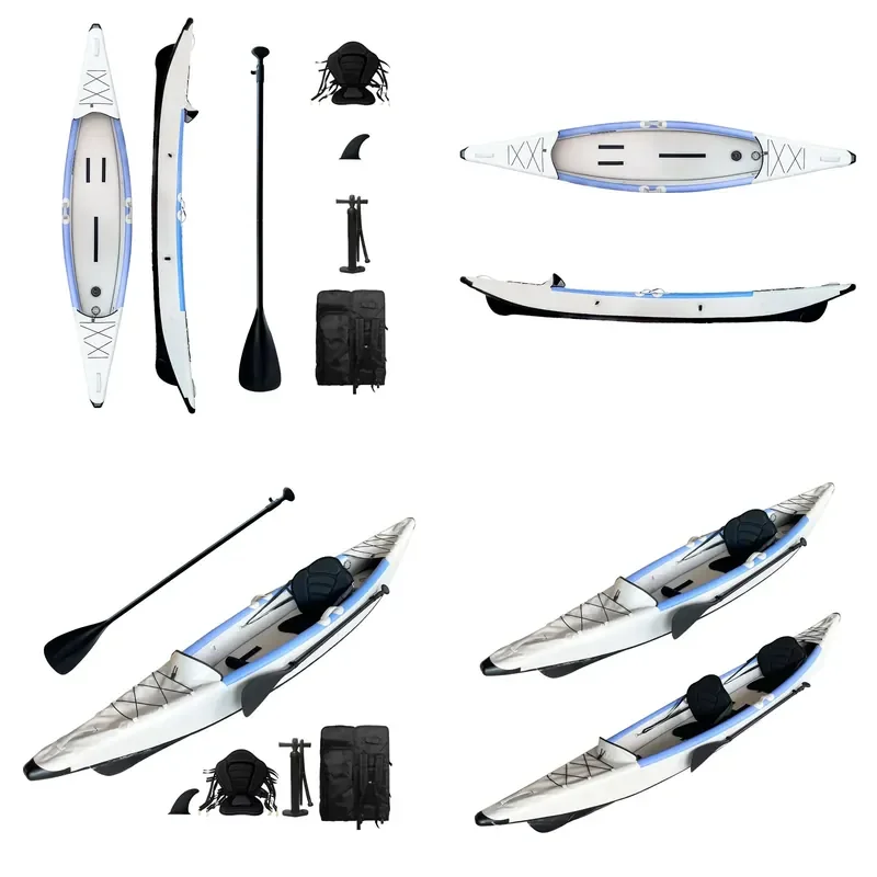Favorite Single Person Folding Inflatable Fishing Kayak Dropstitch Canoe-for Kayaking