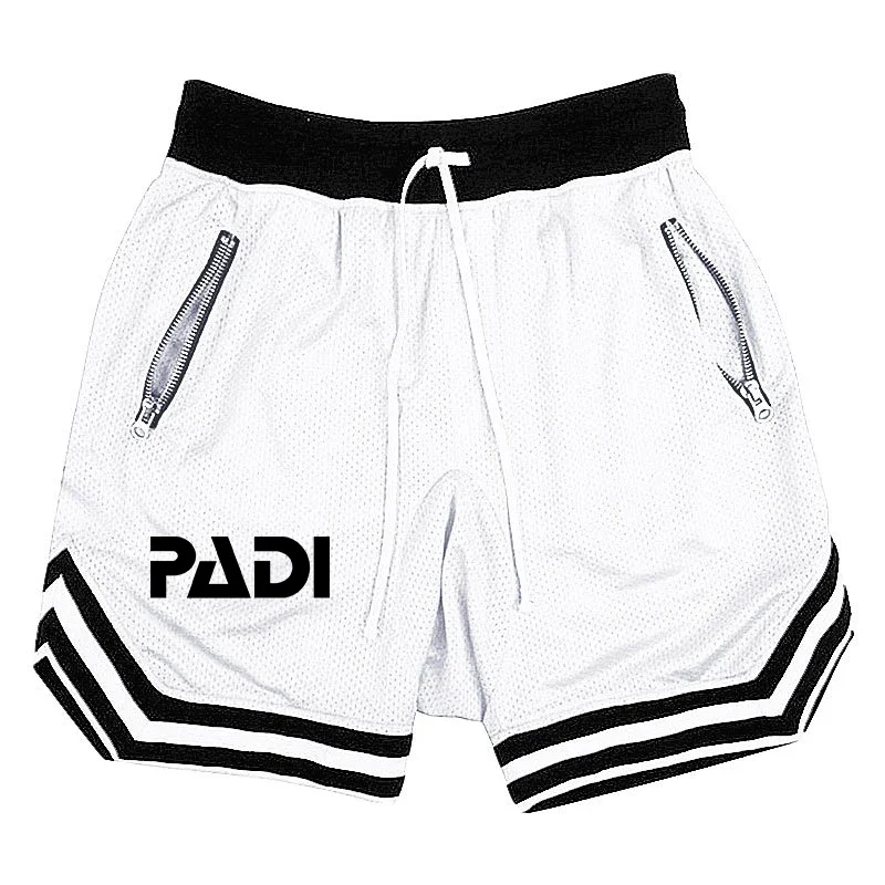 Scuba Driver Padi Printed Men's Casual Shorts Summer New Fitness Fast-drying Trend Short Pants Loose Basketball Training Pants